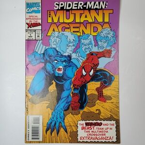 Spider-Man The Mutant Agenda 1 Marvel Comics 1994 X-Men Beast Direct Edition
